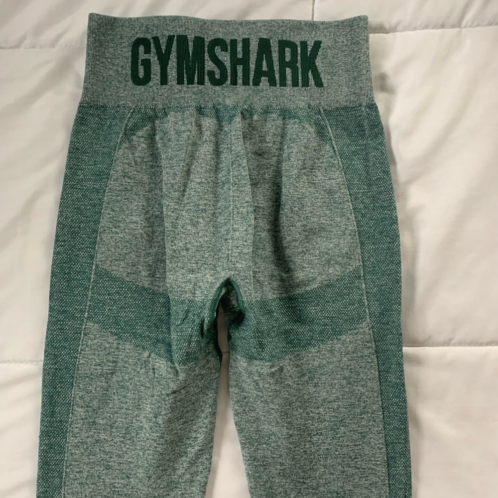 Gymshark Flex High Waisted Leggings - Dark Green Marl